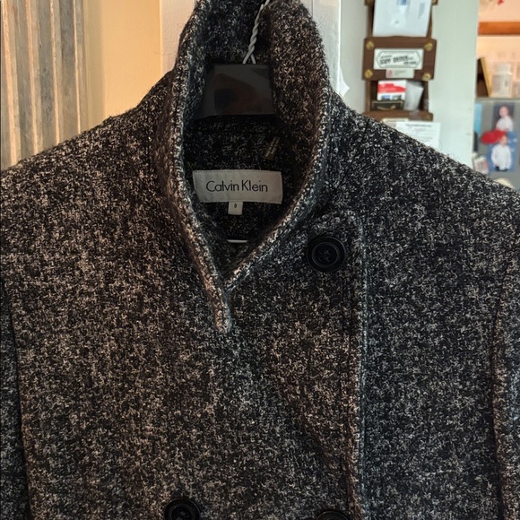 Calvin Klein Double Breasted Pea Coat - Picture 11 of 12